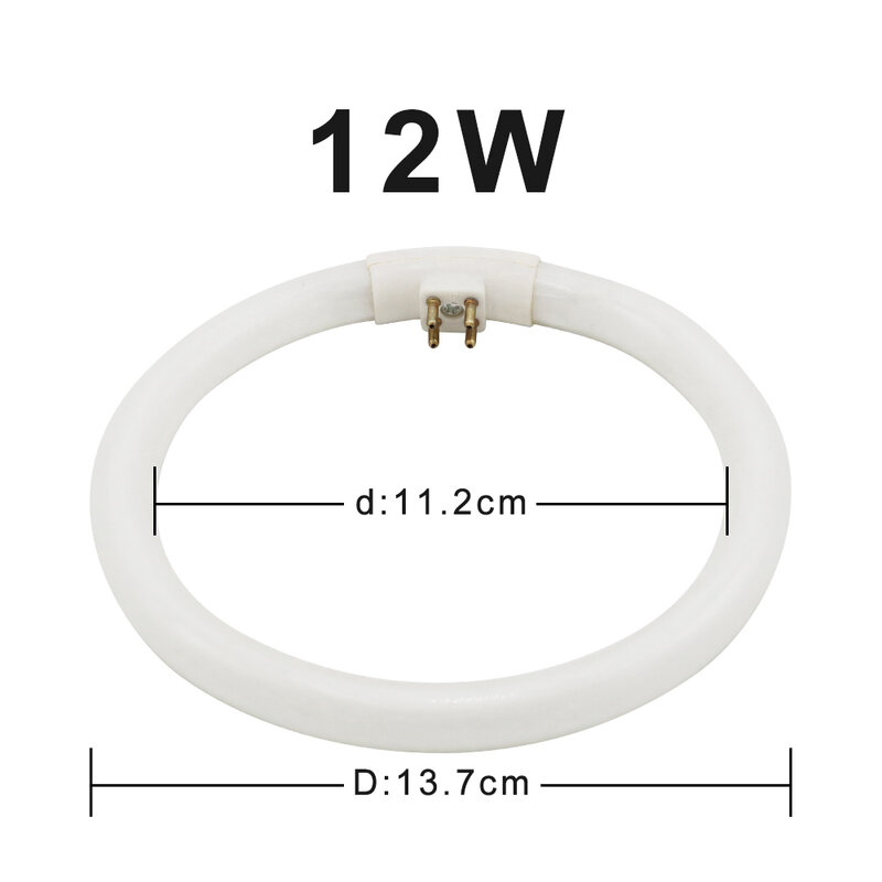 T4 annular 튜브 형광 10 w 12 w 세 배 형광체 빛 ac 220 v 돋보기 원형 전구 g10q 형광 링 램프 튜브