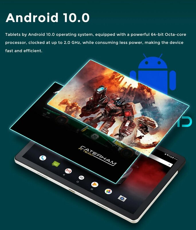 Global Version Tab P30L 10นิ้ว WIFI 2K หน้าจอ LCD MTK6771 Octa Core 6GB 128GB 4G LTE แท็บเล็ต Android 10แท็บเล็ต3G