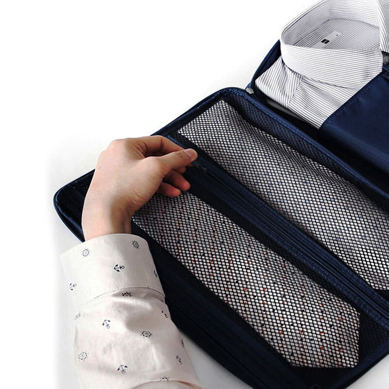 Large Capacity Lightweight Packing Organizer Men's Nylon Luggage Travel Bags For Shirt Cubes Luggage Suitcase Male Bag
