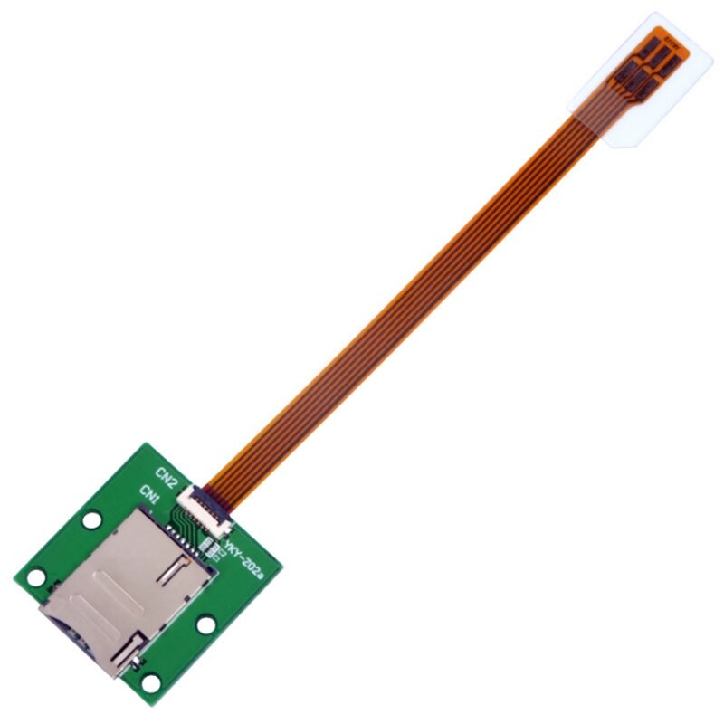 SIM przewód standardowy przedłużacz gniazda FPC kabel z 15cm 30cm 2FF 3FF 4FF Nano dodatni rozmiar na pełny wymiar PCB stała płyta