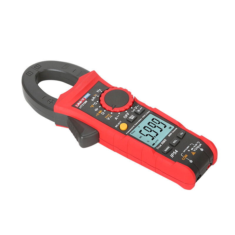UNI-T UT219M true RMS Professional Clamp Meter; IP54 dust/waterproof digital ammeter, Auto backlight/temperature test