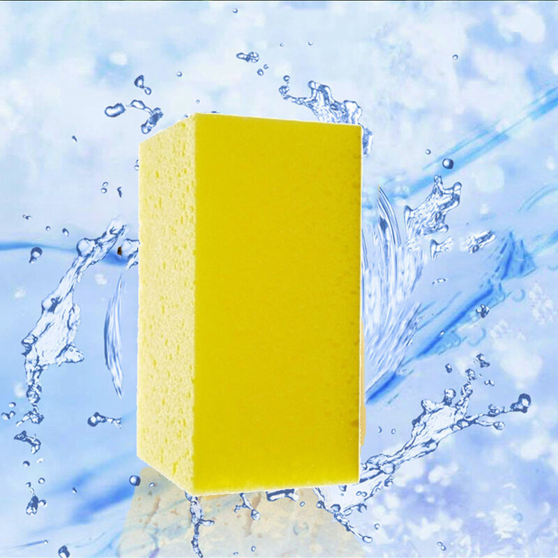 Discount Big Car Washing Sponge Super Absorbment Thickened Corral Big Cleaning Sponge Block Auto Beauty Maintain Tools