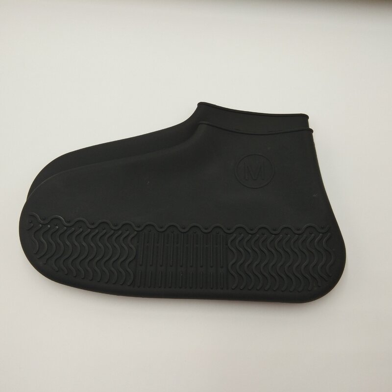 Capa para sapatos à prova d'água, capa de silicone antiderrapante para sapatos, cobertura reutilizável para sapatos, tamanhos diferentes