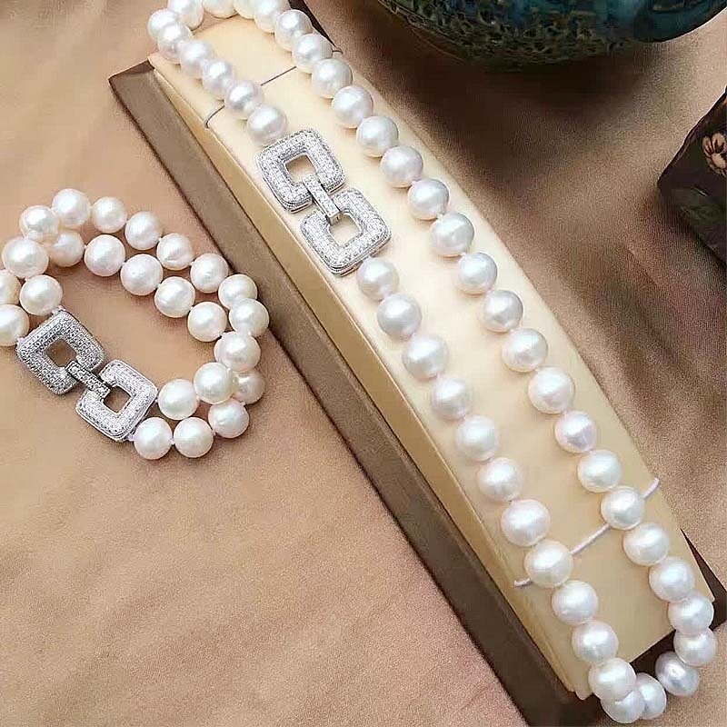 MINHIN-Cierre de perlas barrocas, cierre de zirconia, cierres de gancho para colgar, cadena, collar, pulsera, fabricación de joyas de lujo