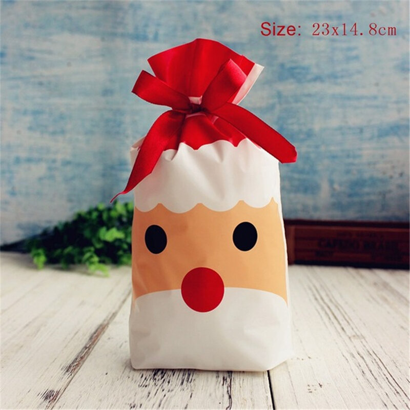 10Pcs Cartoon Gifts Bags Wedding Cookie Packaging Plastic Bags For Biscuits Birthday Party Snack Candy Cake Package Gift