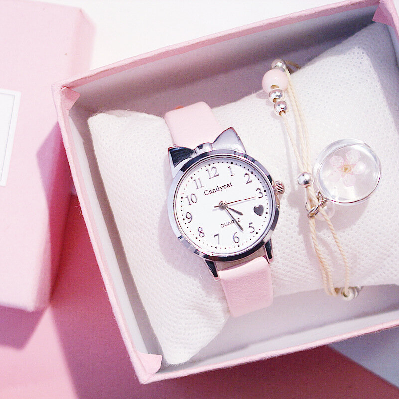 Zegarki damskie zestaw bransoletek Starry Sky Wrist Watch Ladies Casual skórzany zegarek kwarcowy zegar kobieta zegar Relogio Feminino