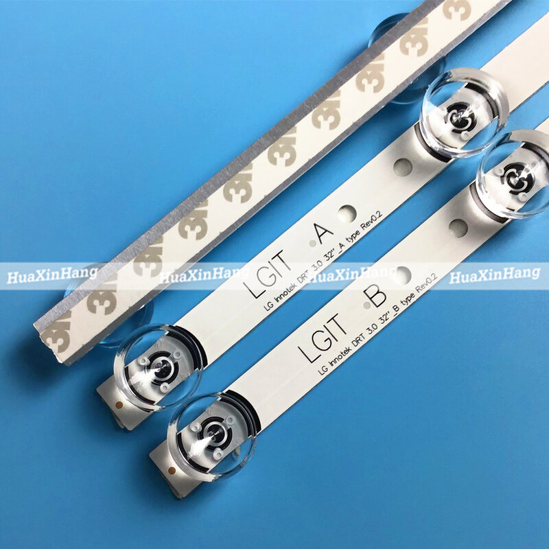 New 3 PCS LED backlight strip for LG 32LB 32LF 32LB5610 LGIT A B 6916l-1974A 1975A UOT_A B 6916L-2224A 2223A innotek drt 3.0 32