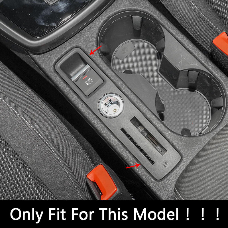Car Styling Console centrale pulsanti freno a mano elettronico cornice decorazione adesivo Trim per Audi A3 8Y 2021 fibra di carbonio