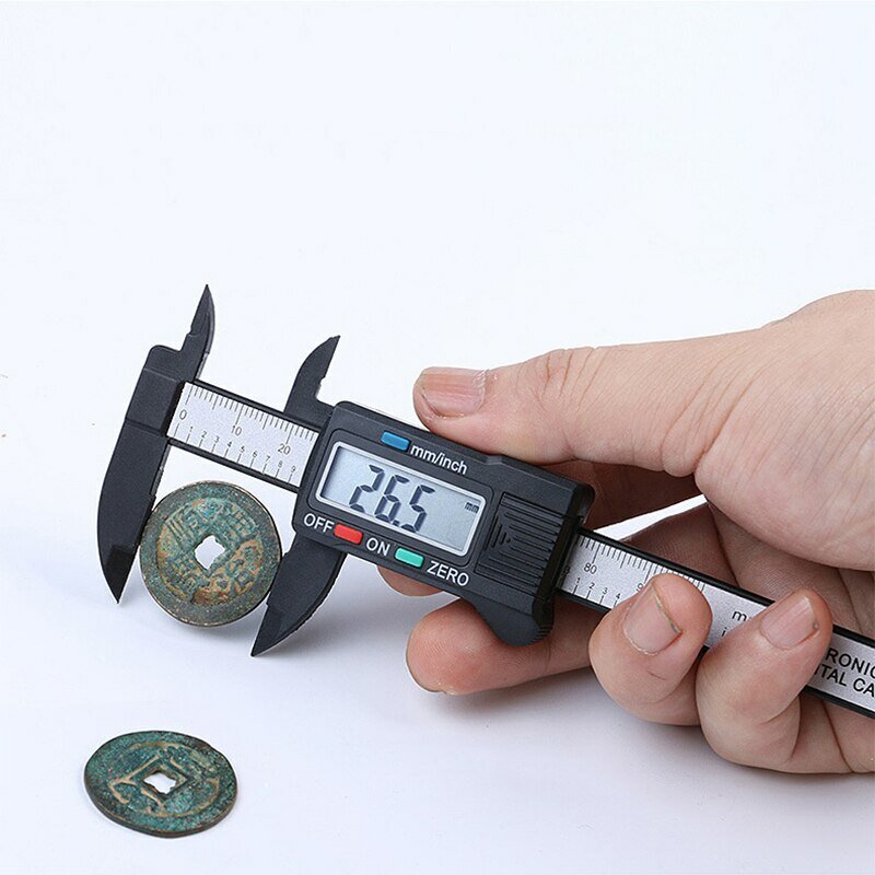 Calibrador Digital Vernier de 6 pulgadas, 100mm, micrómetro, regla Digital, herramienta de medición, 150mm, 0,1mm