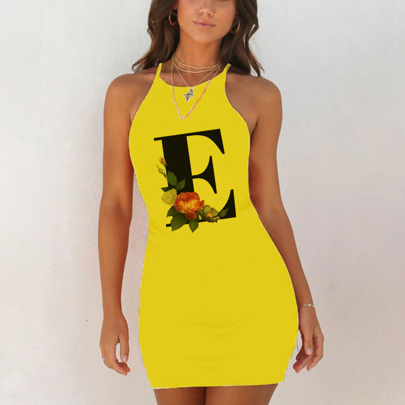 Ночная сорочка женская с надписью «Английский алфавит»