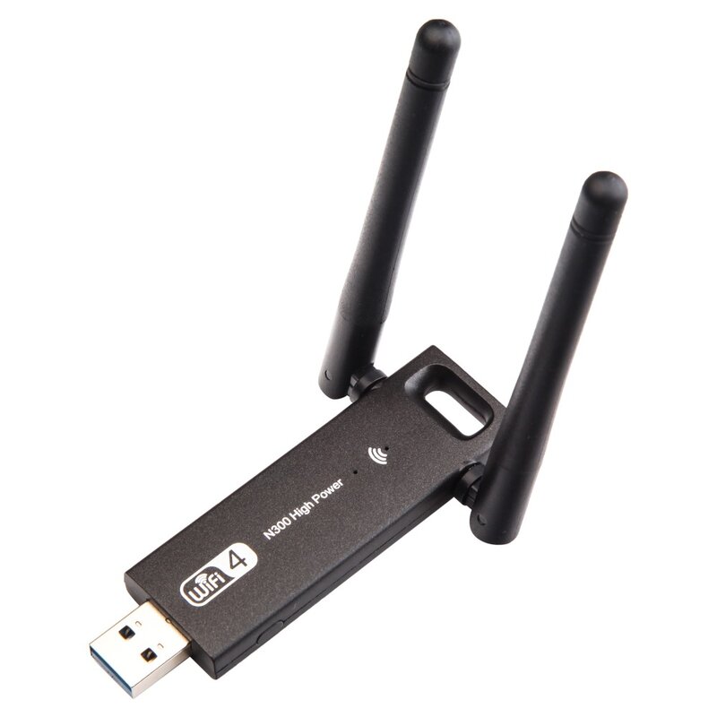 USB 3.0 300Mbps Wifi 어댑터 Wifi 안테나 동글 네트워크 카드용 듀얼 안테나 2.4Ghz
