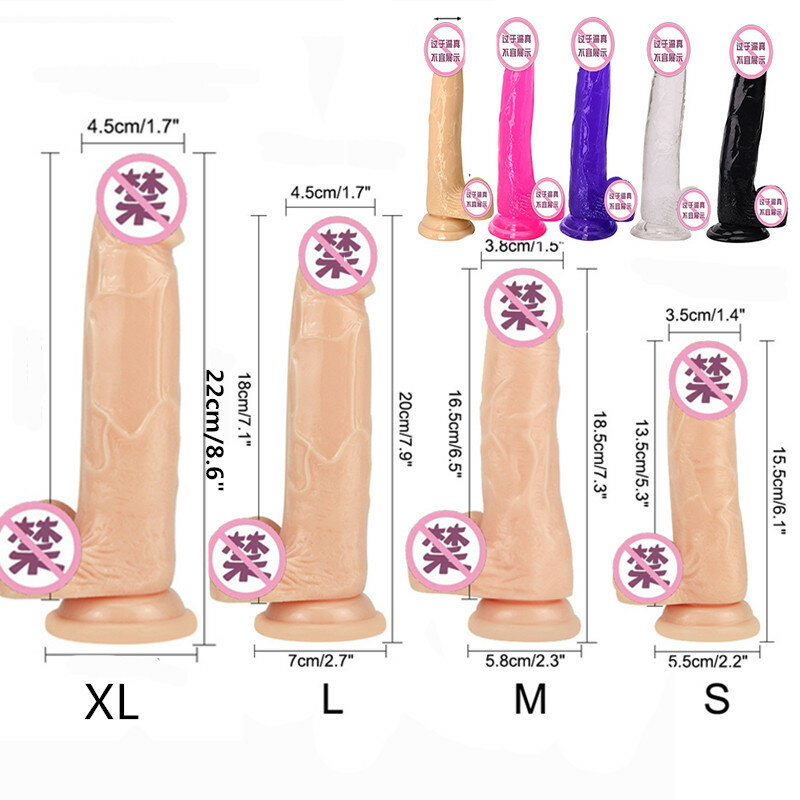 Enorme Dildo Erotische Zachte Anale Butt Plug Realistische Penis Sterke Zuignap Dick Speelgoed Voor Volwassen G-spot Orgasme speeltjes Voor Vrouw
