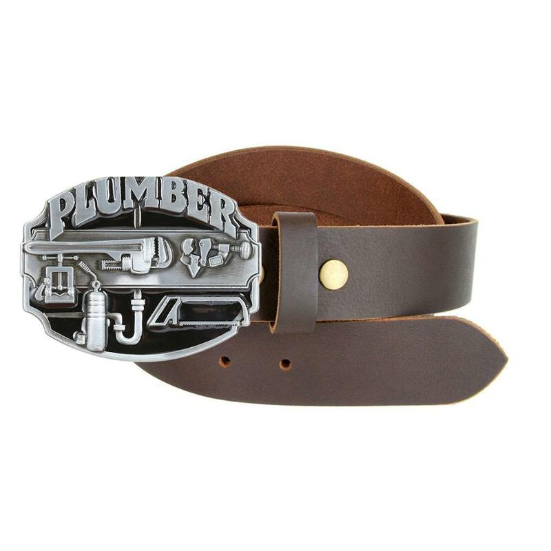 Classic oval mechanical belt buckle Western-style jeans accessories suitable for 4CM belt