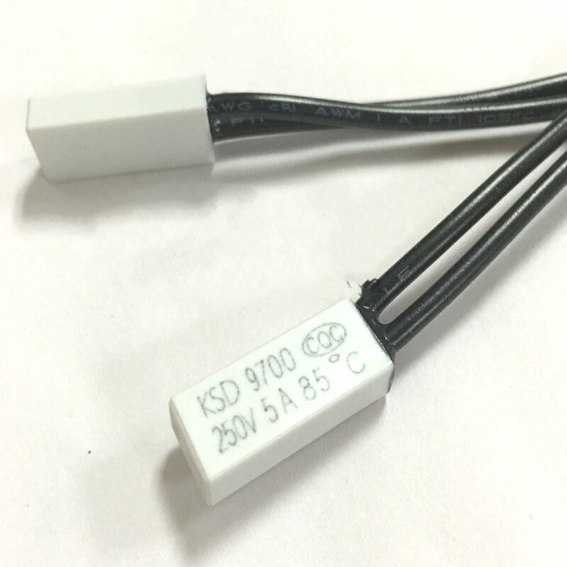 100PCS KSD9700 5A-plastic 250V  55C 60C 70C 80C 85C 90C 95C Normally Open Temperature Switch NO Thermostat Thermal Protector