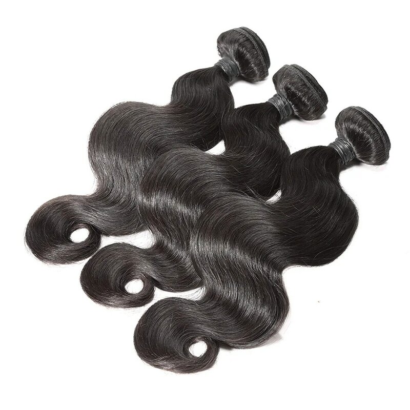 Pacotes brasileiros da onda do corpo do cabelo para mulheres, pacotes do Weave, água ondulada, cabelo humano, extensões Tissage, 30 ", 32", 40 ", 3, 4