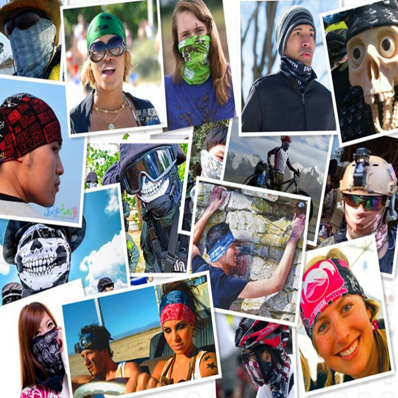 Gesicht Maske Im Freien Schal Camouflage Männer Frauen Mode Scraf Erwachsene Balaclava Neck Magic UV Schutz Radfahren Polyester