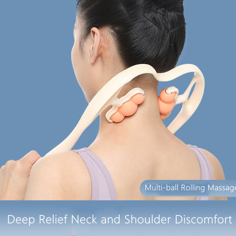 1 pçs atualizar cervical massageador pescoço alívio da dor ajuda aliviar a fadiga multifuncional corpo relaxante massagem dispositivo de cuidados saúde