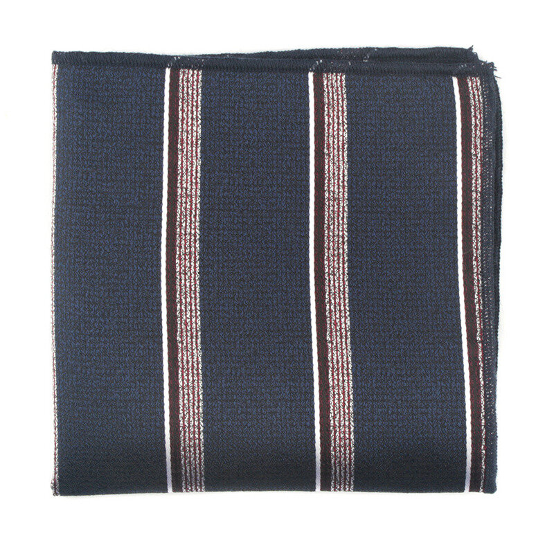 1 pz moda fazzoletto a righe quadrate per uomo gentiluomo asciugamano classico in poliestere Jacquard Vintage per affari della festa nuziale