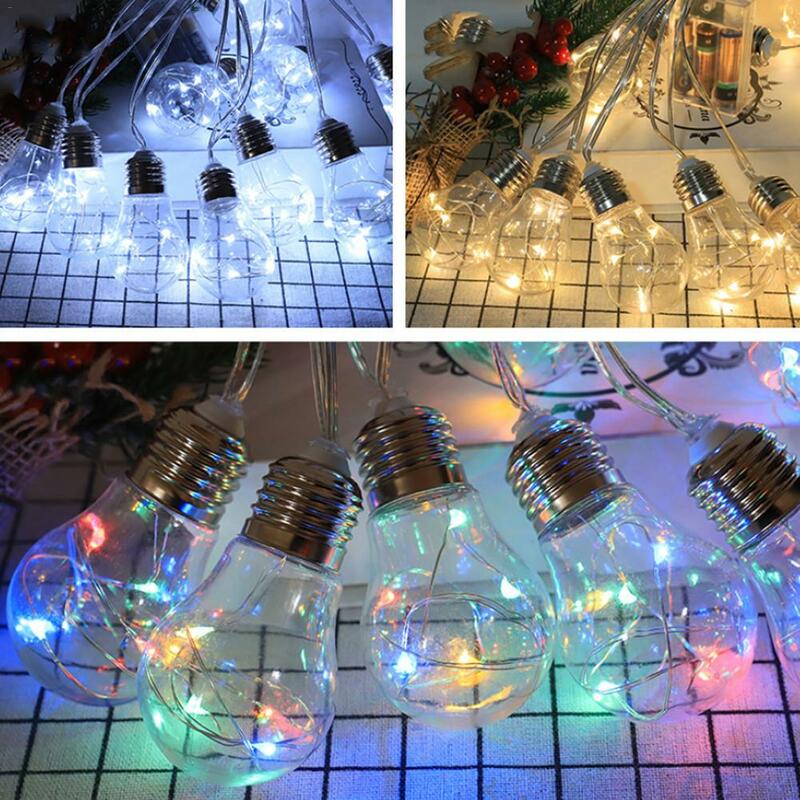 Solar String Light Waterproof Durable Light String with 8 Modes Intelligent Light Control Halloween Christmas Decoration Lamp
