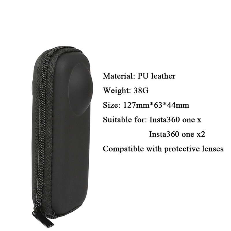 สำหรับInsta360 ONE X X2 Mini PUป้องกันกรณีกระเป๋าสำหรับInsta 360กล้องพาโนรามาแบบพกพาอุปกรณ์เสริม