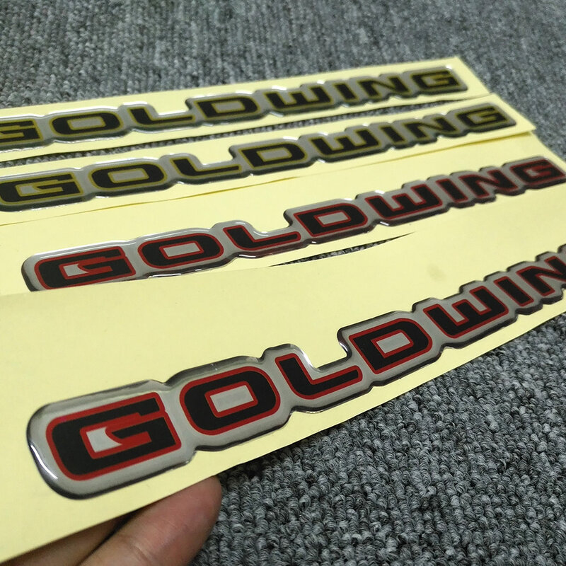 For Honda Goldwing GL1800 Gold wing Tour F6B GL 1800 ABS 3D Battery Cover Emblem Side Fairing Stickers Decal Logo Symbol Mark