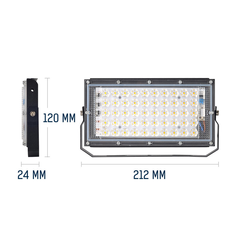 Zewnętrzne wodoodporne światło halogenowe DC12V 50W LED światło halogenowe zacisk krokodylkowy projektor Xtra jasne lampy kempingowe nocne oświetlenie rynku