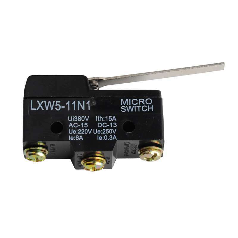 RCmall 20 sztuk LXW5-11N 1 mikroprzełącznik krańcowy 1NO + 1NC długi dźwignia zawiasu ramię SPDT typu Snap Action przełącznik podróży