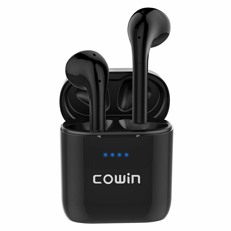 Cowin ky07 고품질 tws 헤드폰 무선 블루투스 5.0 이어폰 미니 이어폰 마이크 방수 스포츠 헤드셋 전화 번호