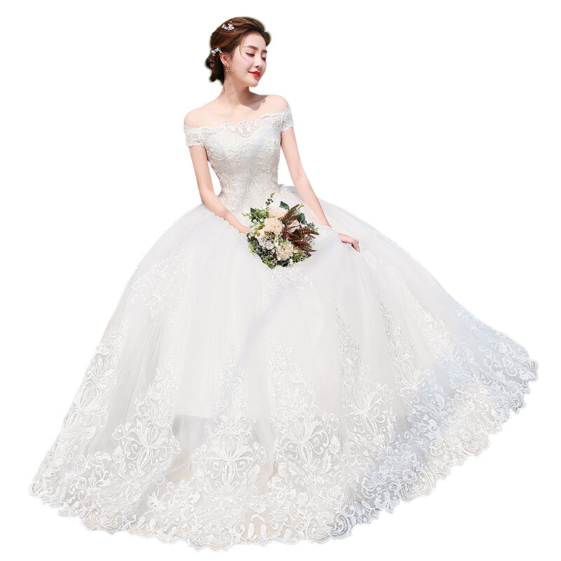 Mrs Win 2021 Новое свадебное платье чистый запас Размер 6 10 дизайн на выбор
