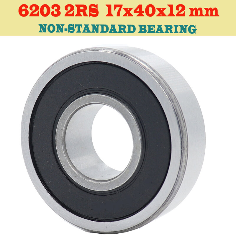 Rodamiento 6203RS 174012 rodamientos de bolas no estándar (1 pieza) 17x40x12mm diámetro interior 17 mm diámetro exterior 40mm ancho 12mm