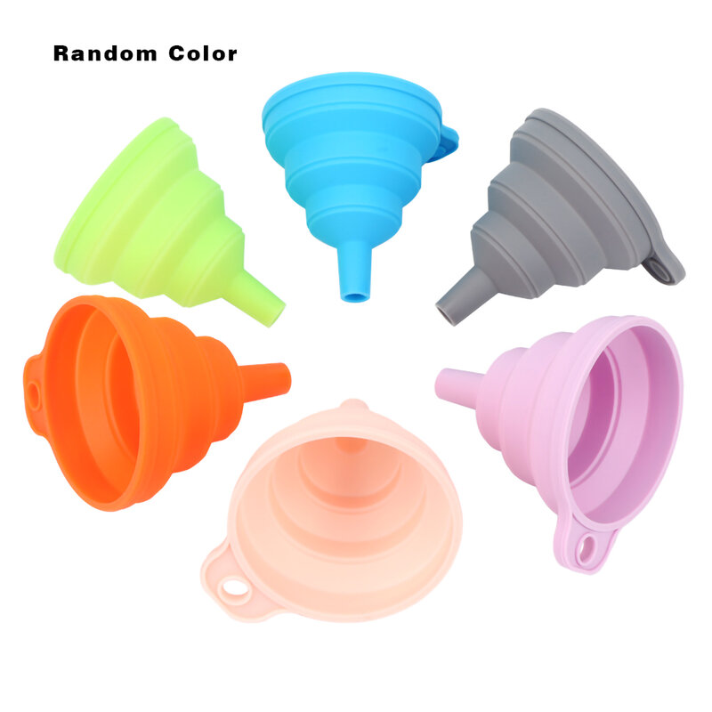 Color Random Funnel Outdoor Camping Hiking Portable Handwash Dispenser Bottle Refilling Funnel