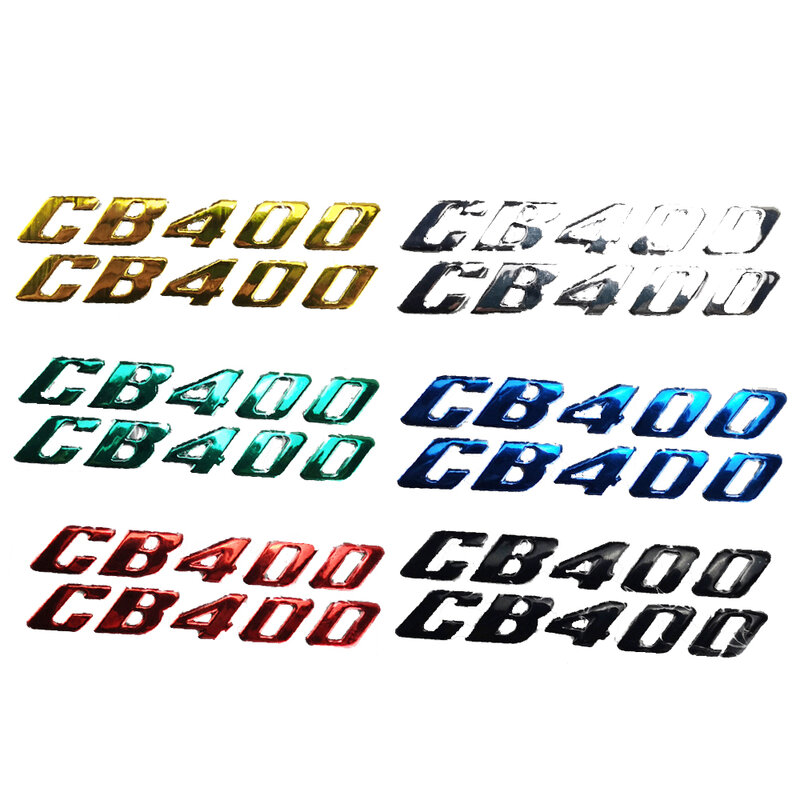 Para Honda CBR650 CBR250 CBR400 CBR1000 CB400 PCX125 PCX150 Forza250 300 Air Blade Motor Emblema 3D Emblema Decalque Tanque Roda Adesivo
