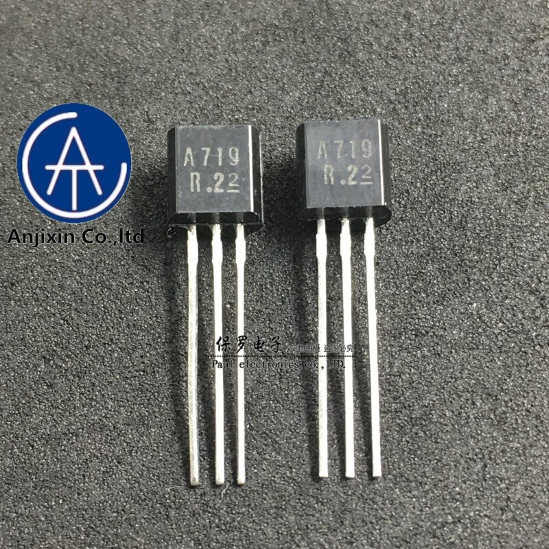 Novo transistor npn 2sa719-r 2sa719 a719 to-92, transistor original, 10 peças, em estoque