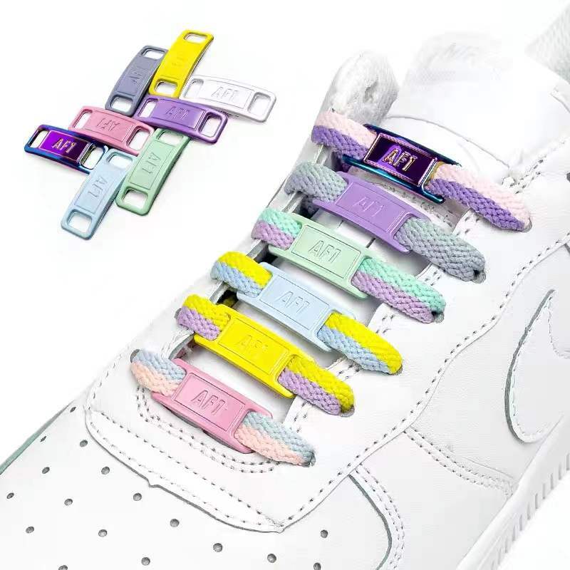 33 colori placcatura lacci delle scarpe fibbia lacci delle scarpe in metallo AF1 lacci delle scarpe fibbia accessori kit di scarpe da ginnastica con chiusura in pizzo metallico fibbia in pizzo metallico