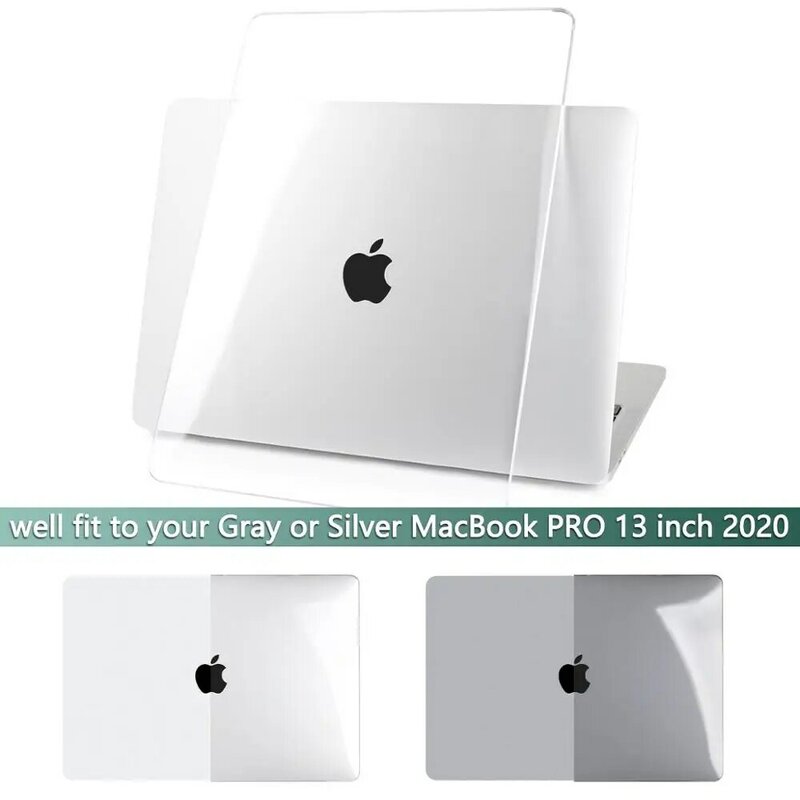 Funda rígida para MacBook Retina Pro Air, cubierta para teclado y barra táctil, 4 en 1, 13, 15, 16 pulgadas, 2020, A2179, A2251, A2159, A1932, A2289