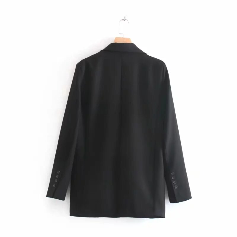 Blazer negro vintage de Inglaterra, chaqueta femenina, blazer de mujer, 2019 y pantalones de harén, conjunto de 2 piezas para mujer