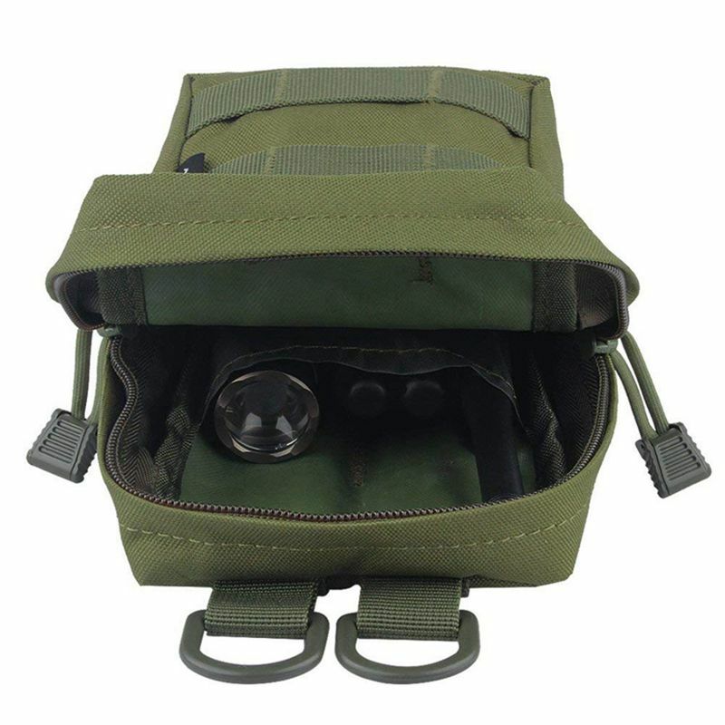 Molle bolsa tática para atividades ao ar livre, utilitária, edc cinto de caça, pacote de cintura militar, bolsa acessório para airsoft, mochila