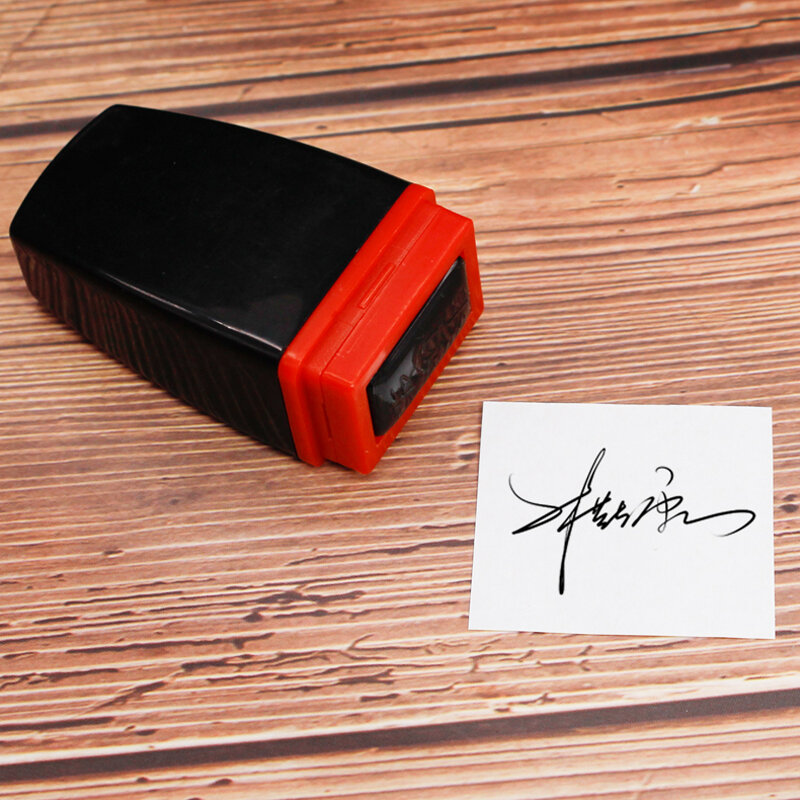 Large-Size Name Stamps, Handwritten Signature Seal, Customized Photosensitive Seal, Personalized Logo Seal