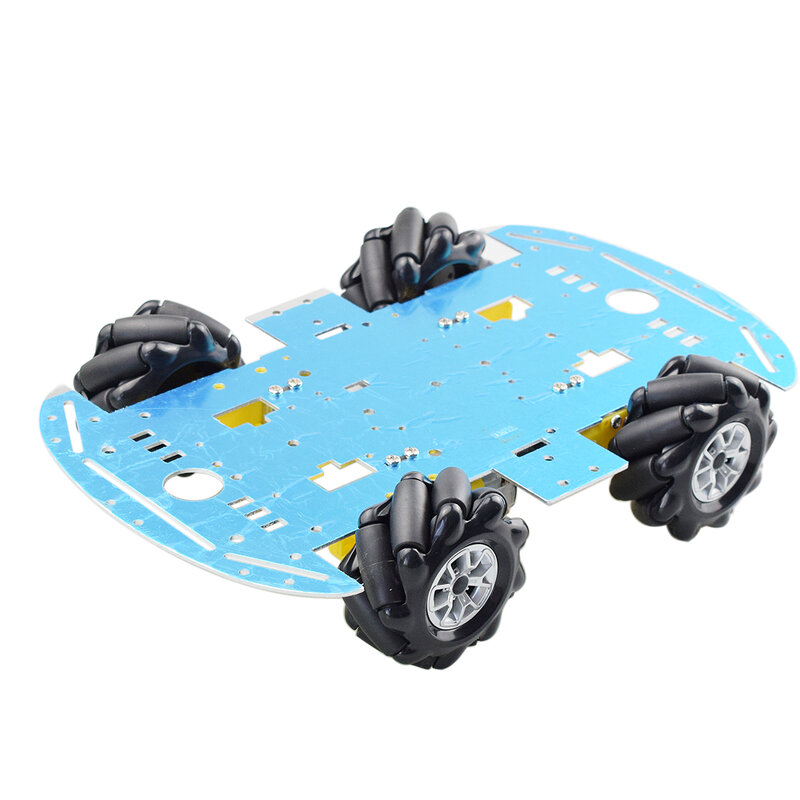 Kit telaio per auto Robot omnidirezionale con ruota Mecanum con motore TT da 4 pezzi compatibile con parti giocattolo fai da te Arduino Raspberry Pi