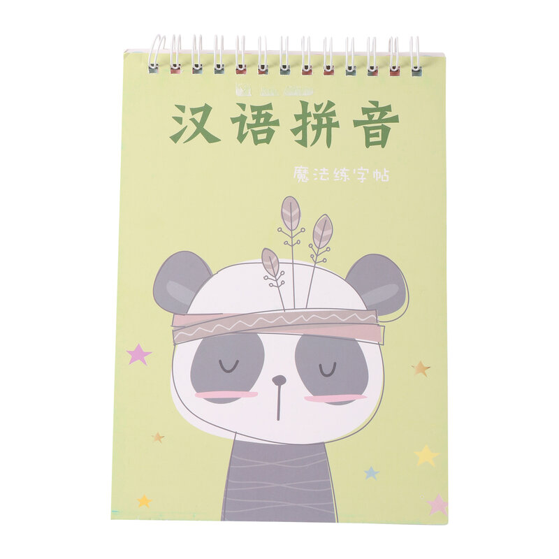 9 páginas alfabeto fonético chinês caligrafia escrita prática copybook groove design roteiro regular escrita workbook