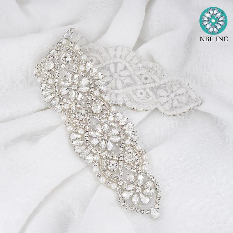 Cinturón de boda con diamantes de imitación, accesorios para vestido de novia, faja para vestido de novia, WDD0337, 1 ud.