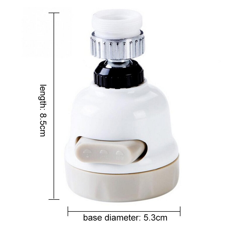 Grifo ajustable con rotación de 360 grados, boquilla de ahorro de agua para cocina, filtro, boquilla de ducha, accesorios de rociador