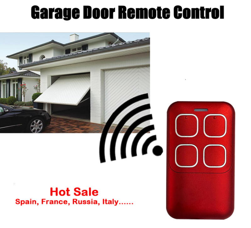 Garagem Porta Controle Remoto, Fixo Rolling Code, Portão Abridor, Multi Frequency Duplicate, Multi Brand, 280-868MHz, 433.92MHz