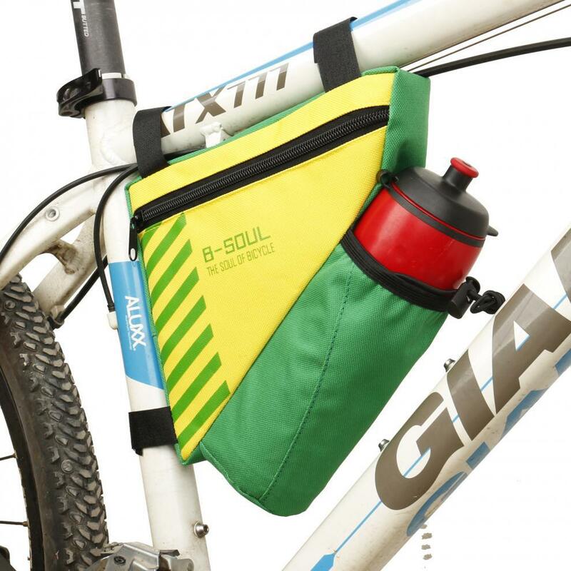 Bolsa Triangular para botella de agua y trípode de bicicleta, Marco de bolsa Triangular de almacenamiento para tubo frontal, accesorios para bicicleta, 2021