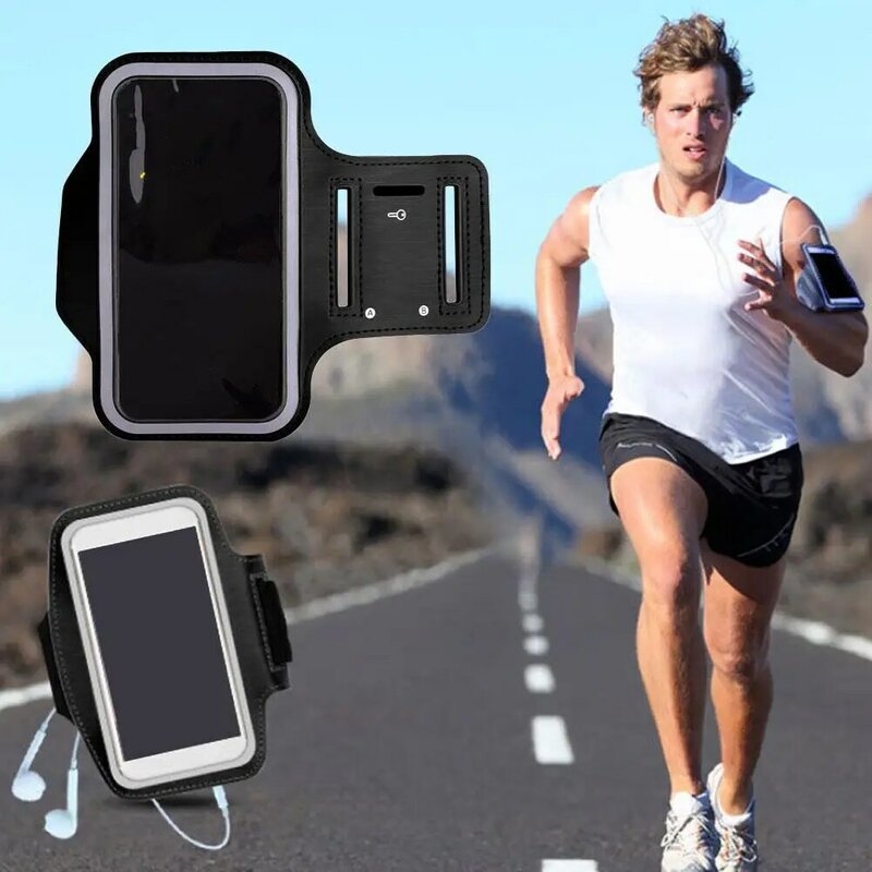 Bolsa de deporte correr pulsera, funda, brazalete Universal para correr, resistente al agua, soporte para teléfono móvil, brazalete para correr en el exterior