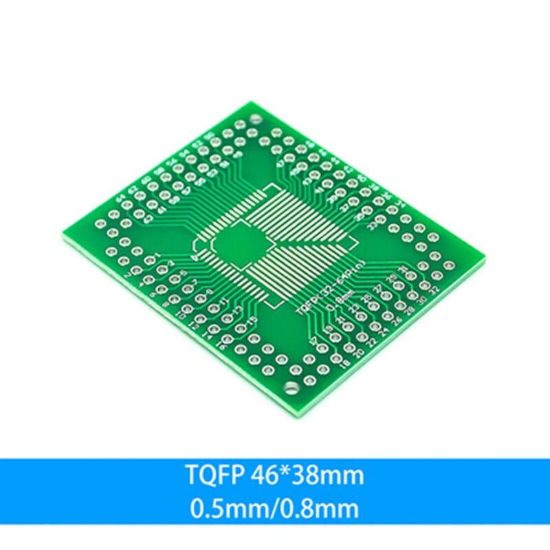 SOP-placa adaptadora sop8 sop10 SOP16 sop28 TQFP qfn56 / 64 IC, placa de prueba PCB, 10 unidades por lote