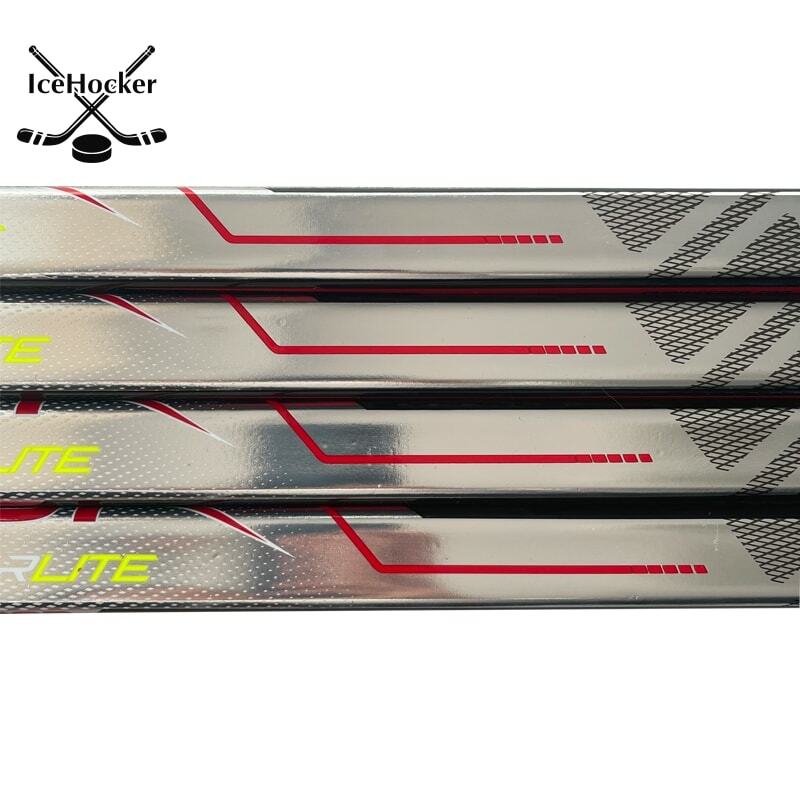 Bâtons de hockey sur glace de la nouvelle série V, en fibre de carbone vierge, poids léger hyper 380g, livraison gratuite, lot de 2