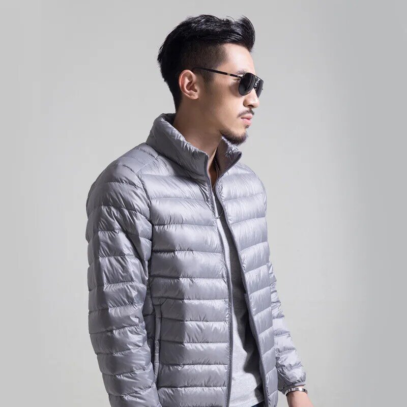 MRMT 2024 nuovissime giacche invernali da uomo piumino leggero per cappotto con colletto in piedi maschile abbigliamento esterno abbigliamento indumento