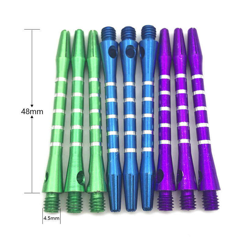 Nieuwe 3 Stuks Hoge-Kwaliteit Kleur Darts Assen 48Mm Aluminium Materiaal Dart Accessoires As Groothandel Dardos Flechette