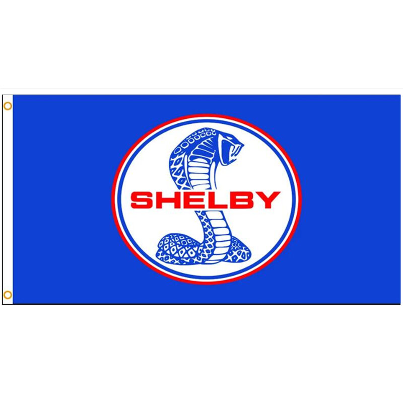 2x3 фута/3x5 футов/4x6 футов Автомобильный флаг Shelby